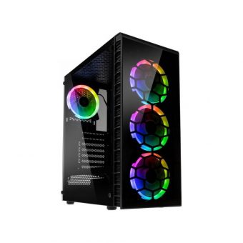 Kolink Observatory Lite RGB Midi Tower Tempered Glass Black GEKL-065