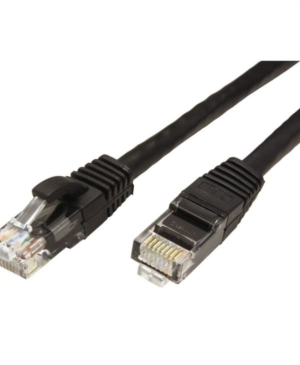 Value UTP Patch Cable Cat6a 5m Black 21.99.1465-50