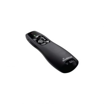 MediaRange 5-Button Wireless Presenter with Red Laser Pointer Black MROS220
