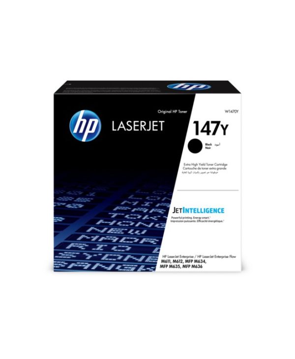 HP 147Y Laser Toner Black 42k Pgs W1470Y