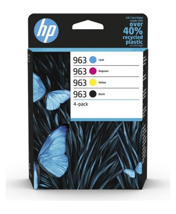 HP 963 Value Pack Cyan/Magenta/Yellow/Black Inks 6ZC70AE
