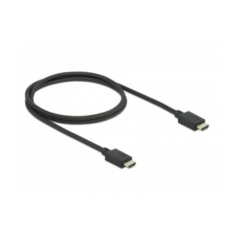Delock Cable High Speed HDMI Cable 48 Gbps 8K 60Hz 1m Black 85387 - Image 2