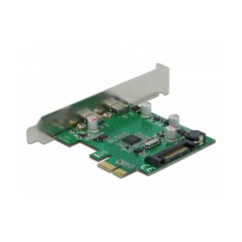 Delock PCI Express x1 Card To 2 x External SuperSpeed USB Type-C Female 90493 - Image 2