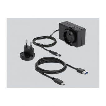 Delock External Dual Enclosure For 2 x 3.5'' SATA HDD With USB Type-C Female Transparent 42624 - Image 4