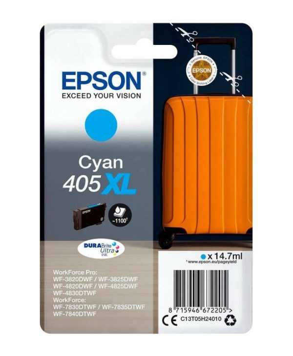 Epson 405XL Cyan Ink C13T05H24010