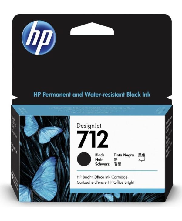 HP 712 Ink Black 38ml 3ED70A
