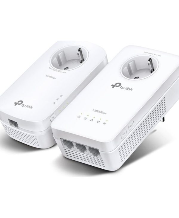 TP-Link AV1300 Gigabit Passthrough Powerline Wi-Fi Kit 2-Pack TL-WPA8631P KIT V3