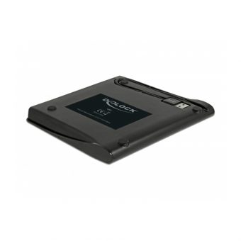 Delock External Enclosure For 5.25'' Ultra Slim SATA Drives 9.5 mm To USB Type-A Male Black 42603 - Image 2