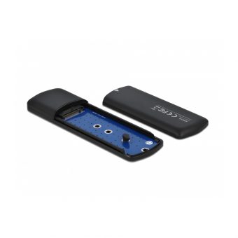 Delock External Enclosure For M.2 NVME PCIe SSD With USB Type-C Female Black 42615 - Image 2