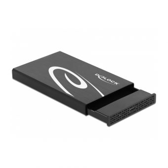Delock External Enclosure For 2.5″ SATA HDD/SSD With USB Type-C Black 42611 - Image 2