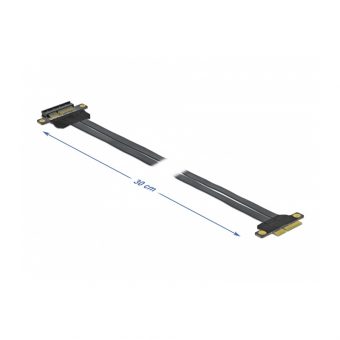 Delock Riser Card PCI Express x4 Male To x4 Slot With Flexible Cable 30cm 85768 - Image 2