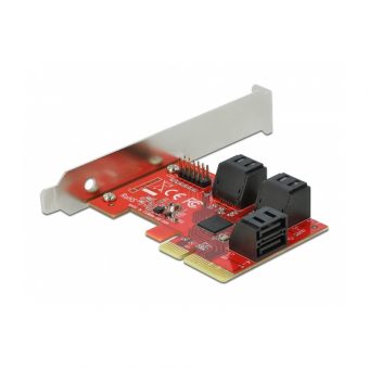 Delock PCI Express Card x4 6-Port SATA Low Profile Form Factor 89042 - Image 2