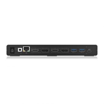 RaidSonic ICY BOX Docking Station DK2245AC USB-C Black IB-DK2245AC - Image 4