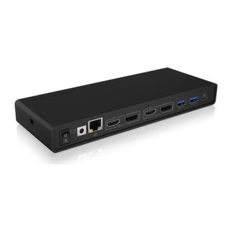 RaidSonic ICY BOX Docking Station DK2245AC USB-C Black IB-DK2245AC - Image 5