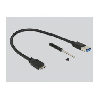 Delock External Enclosure M.2 Key B 42 mm SSD To USB 3.0 Type Micro-B Female With Encryption Function Black 42594 - Image 6