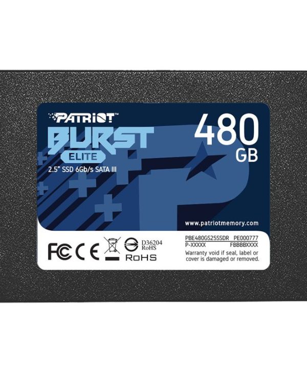 Patriot Burst Elite 480GB 2.5" Sata III PBE480GS25SSDR