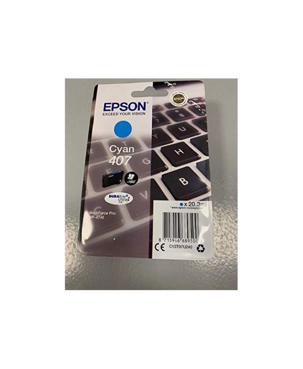 Epson T07U2 407 20.3ml Cyan C13T07U240