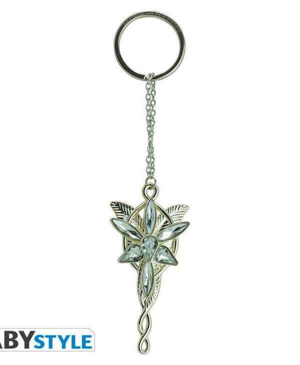 Abysse Lord Of The Rings "Evening Star" 3D Metal Keychain (ABYKEY294)