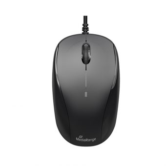 MediaRange 3-Button Wired Optical Mouse Black MROS213