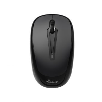 MediaRange 3-Button Wireless Optical Mouse Black MROS216