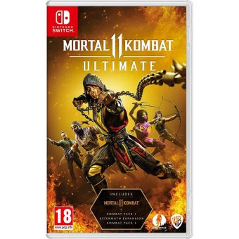 Mortal Kombat 11 - Ultimate Edition (Includes Kombat Pack 1 & 2 + Aftermath Expantion (Code in a Box) - Nintendo Switch