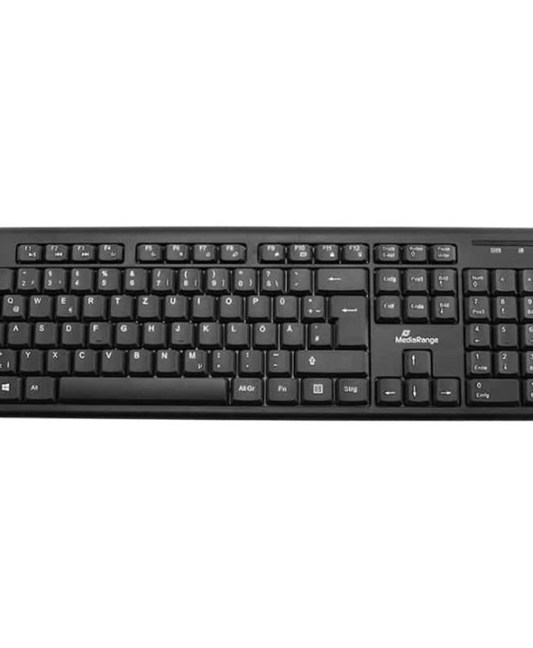 MediaRange Multimedia Wireless Keyboard GR Black MROS111-GR