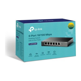 TP-Link TL-SF1006P 6port Switch 67W PoE - Image 3