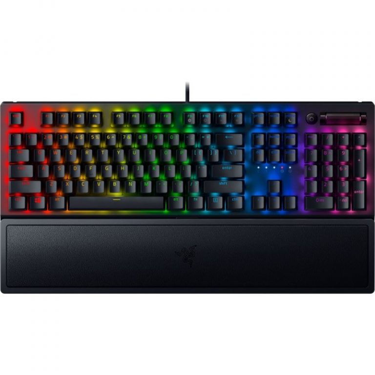 Razer Blackwidow V3 Wired Mechanical Green Switch Keyboard With Wrist Rest GR RZ03-03541200-R3P1