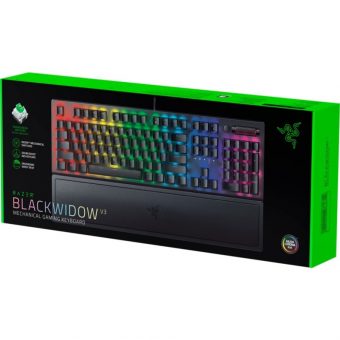 Razer Blackwidow V3 Wired Mechanical Green Switch Keyboard With Wrist Rest GR RZ03-03541200-R3P1 - Image 7