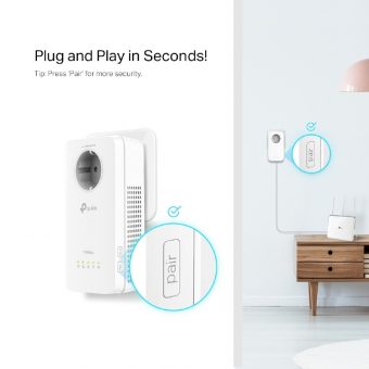 TP-Link AV1300 Gigabit Passthrough Powerline ac Wi-Fi Extender TL-WPA8631P v3 - Image 6