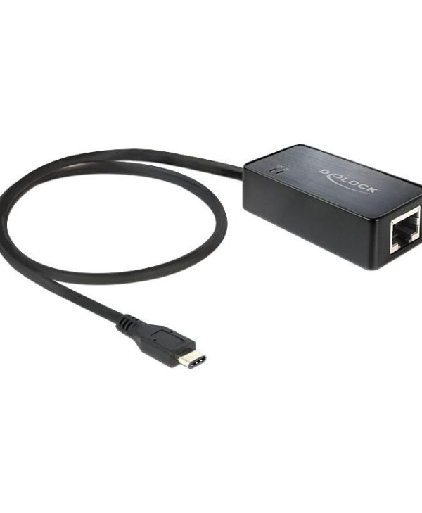 Delock USB Type-C 3.1 to Gigabit Ethernet Black 62642