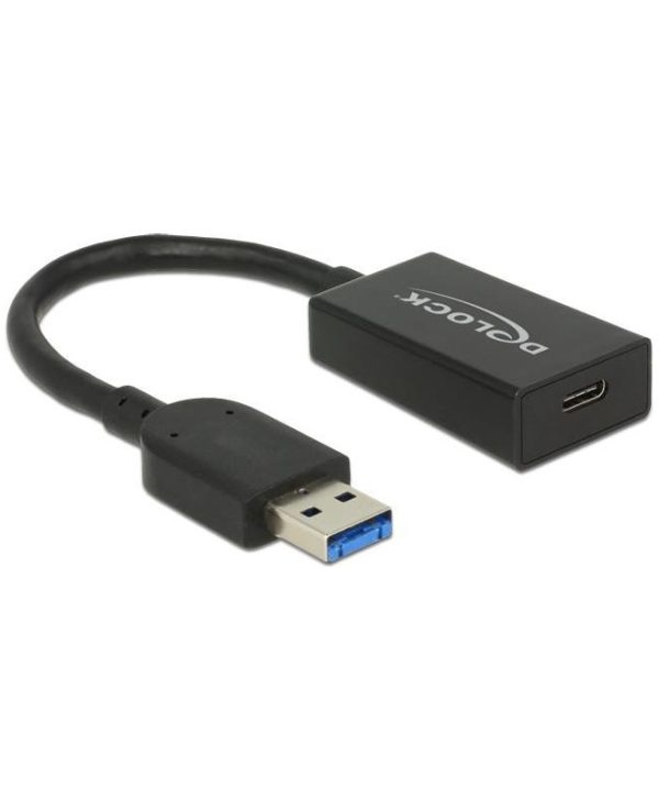 Deleck USB 3.1 to Type-C Active Adapter 0.15m Black 65698