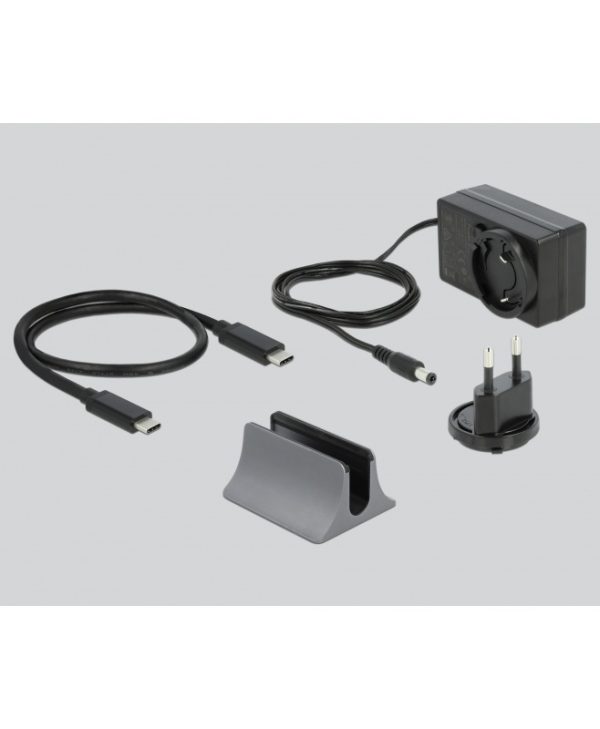 Delock USB Type-C Docking Station Triple 4K Display Grey 87772