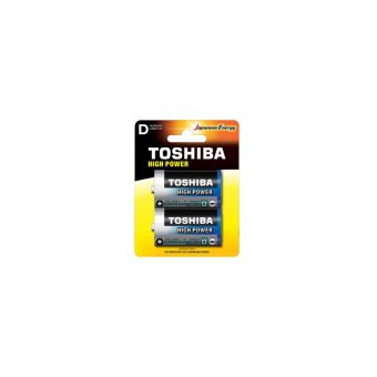 Toshiba Alkaline Batteries D 2pcs  LR20GCP BP-2