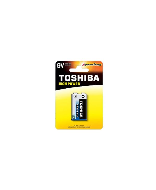 Toshiba Alkaline Battery 9V 6LR61GCP BP-1