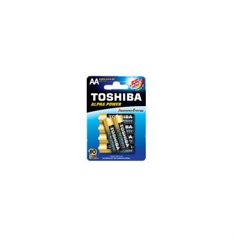 Toshiba Super Alkaline Batteries AA 6pcs LR6GCH BP6