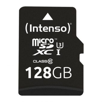 Intenso Professional R90 MicroSDXC 128GB Class 10 UHS-I U1+ Adapter 3433491