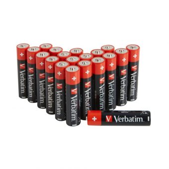 Verbatim Alkaline Batteries AAA 20-Pack 49876