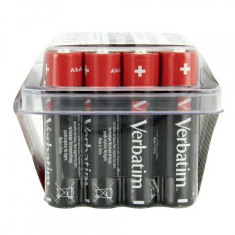 Verbatim Alkaline Batteries AAA 24-Pack 49504