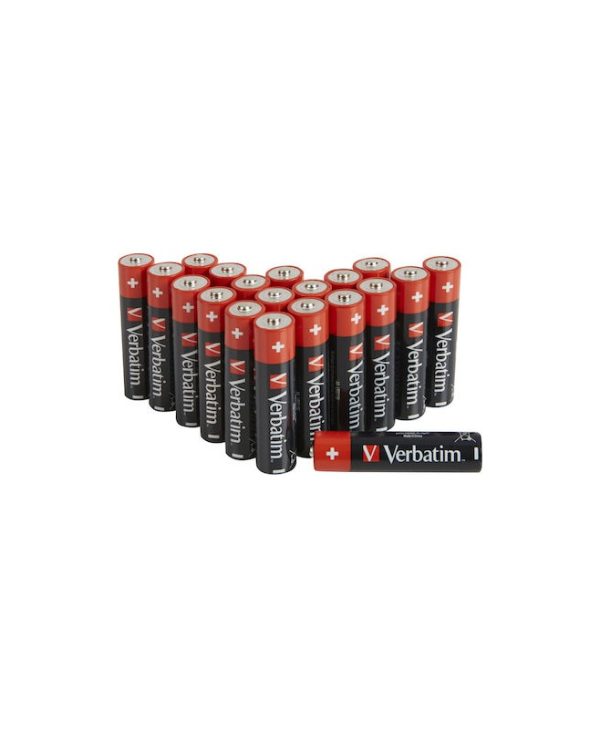 Verbatim Alkaline Batteries AA 20-Pack 49877