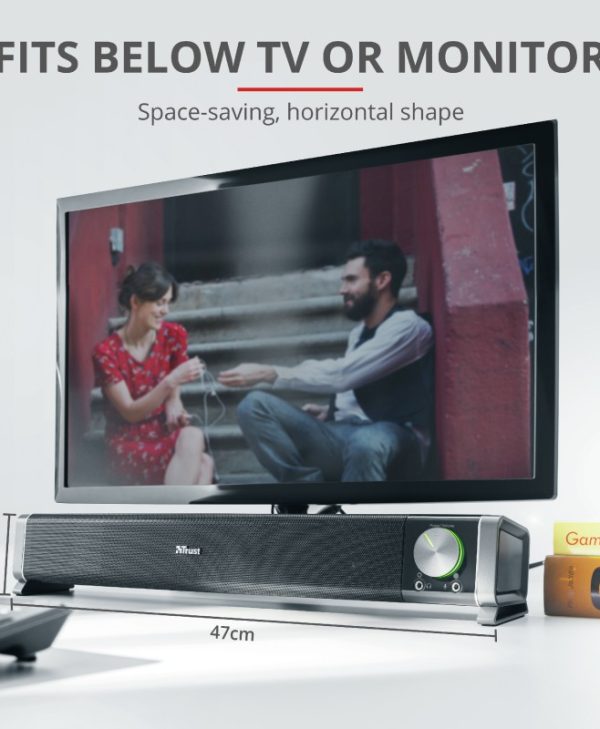 Trust Asto Soundbar for PC and TV Black 21046