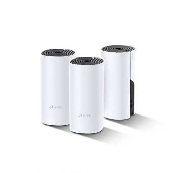 TP-Link AC1200 + AV1000 Whole Home Hybrid Mesh Wi-Fi System Deco P9(3-Pack)