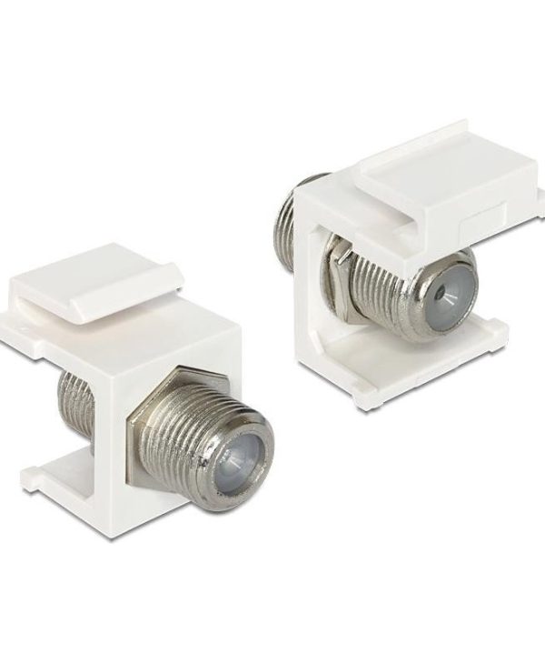 Delock Keyston Antenna F Female To F Female White 86300