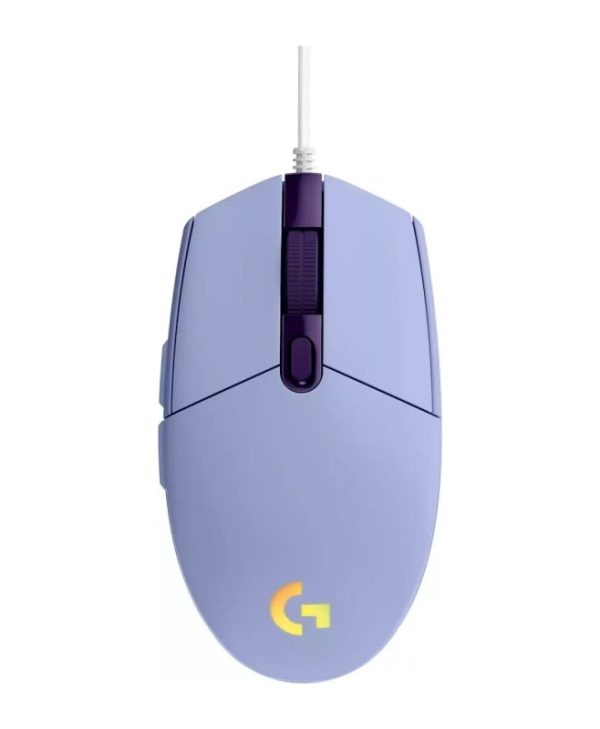 Logitech G102 Lightsync Lilac Wired Gaming Mouse 910-005854