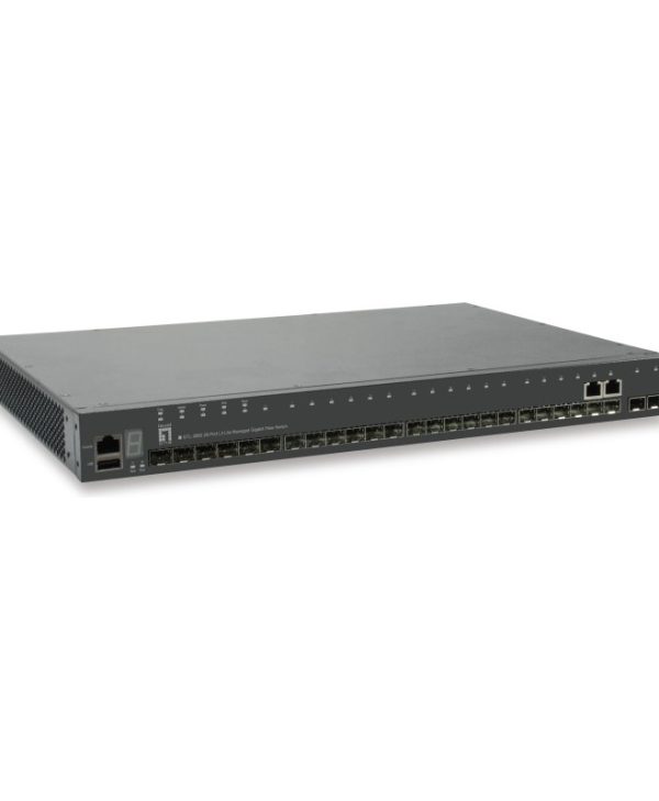 Level One GTL-2882 Kilby Rackmount Gigabit Managed Stack 28-Port Switch 2x SFP+
