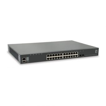 Level One GTL-2891 Kilby Rackmount Gigabit Managed Stack 28-Port Switch 2x SFP+