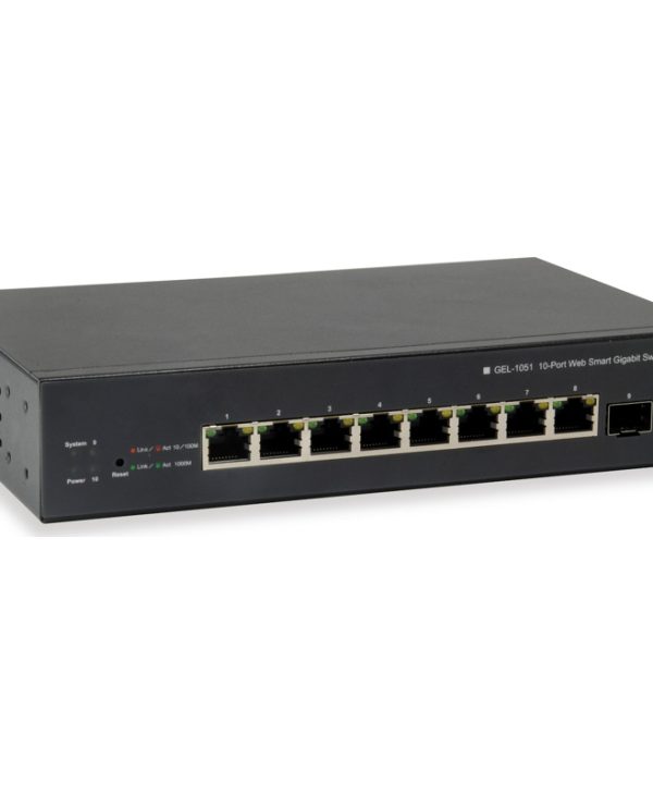 Level One GEP-1051 desktop Gigabit 10-Port Switch 70W PoE+