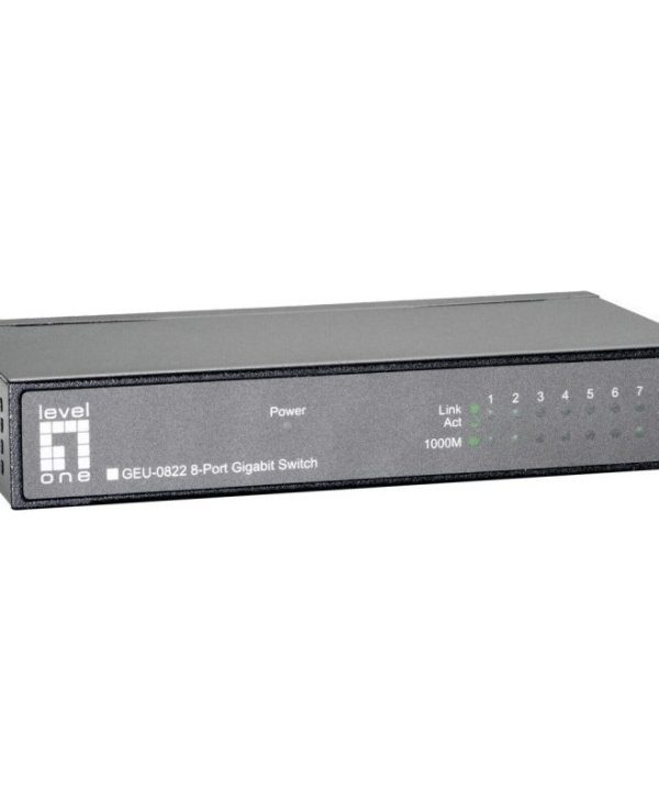 Level One GEU-0822 Desktop Gigabit 8-Port Switch