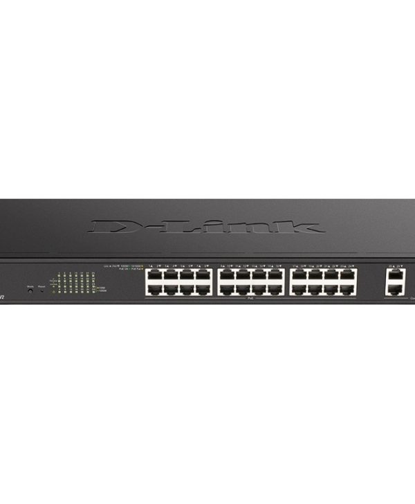 D-Link 26-Port Gigabit POE+ Switch DGS-1100-26MPV2