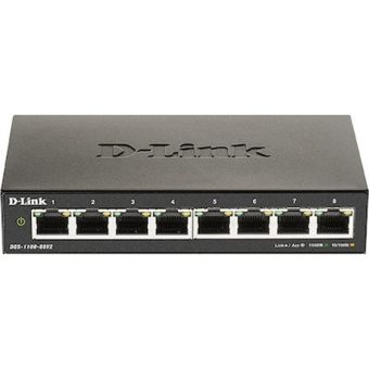 D-Link 8-Port Gigabit Smart Switch DGS-1100-08V2